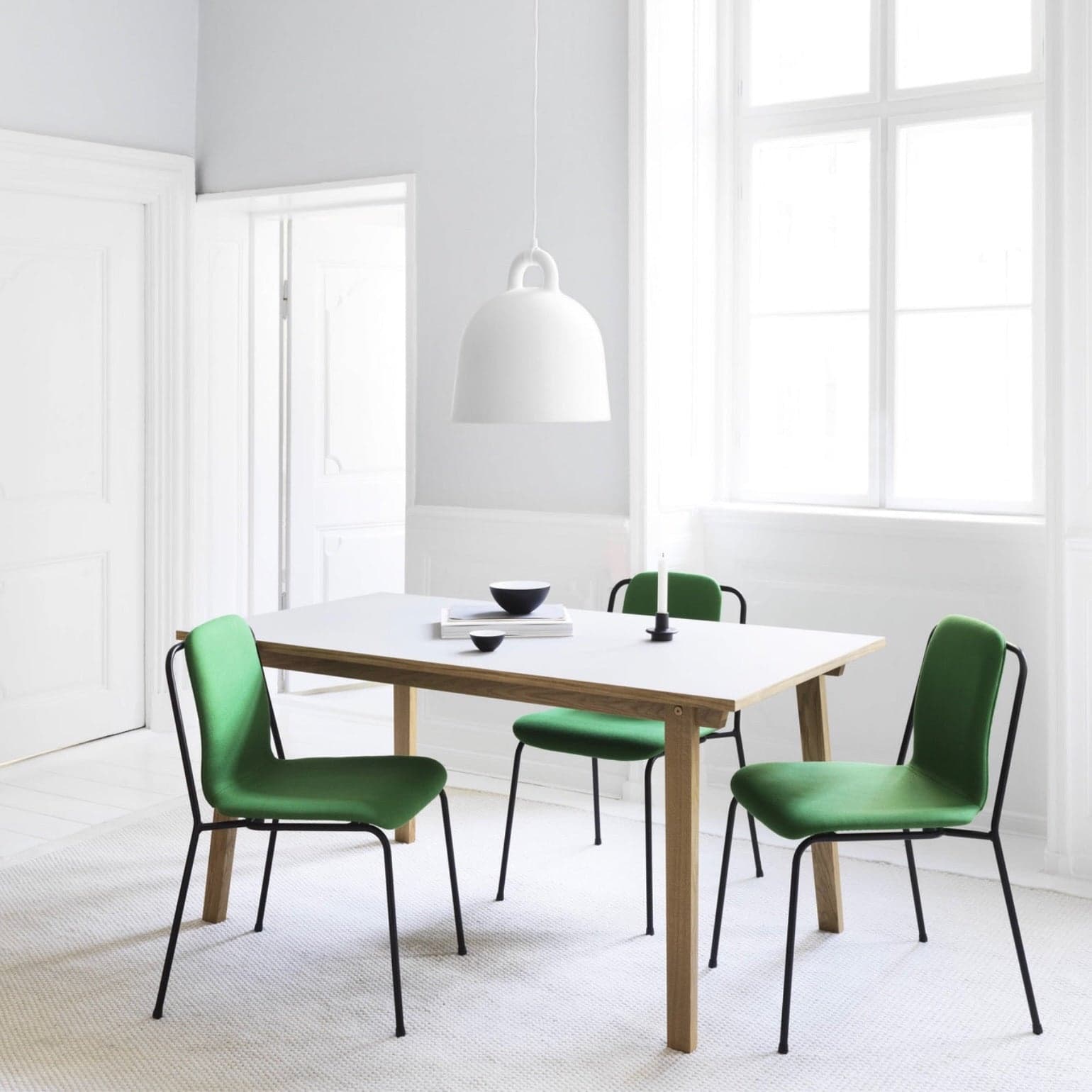 Normann Copenhagen | Bell Pendant White, Medium - alternate view