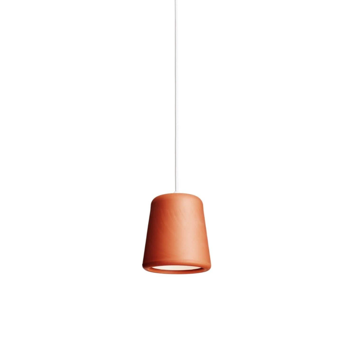 New Works Material Pendant Light in Terracotta