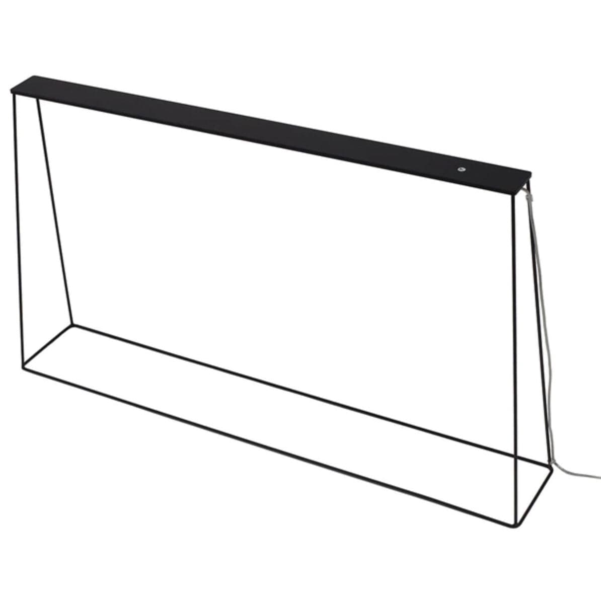 Arpel Lighting Fine 500 Table Light in black steel with aluminum diffuser