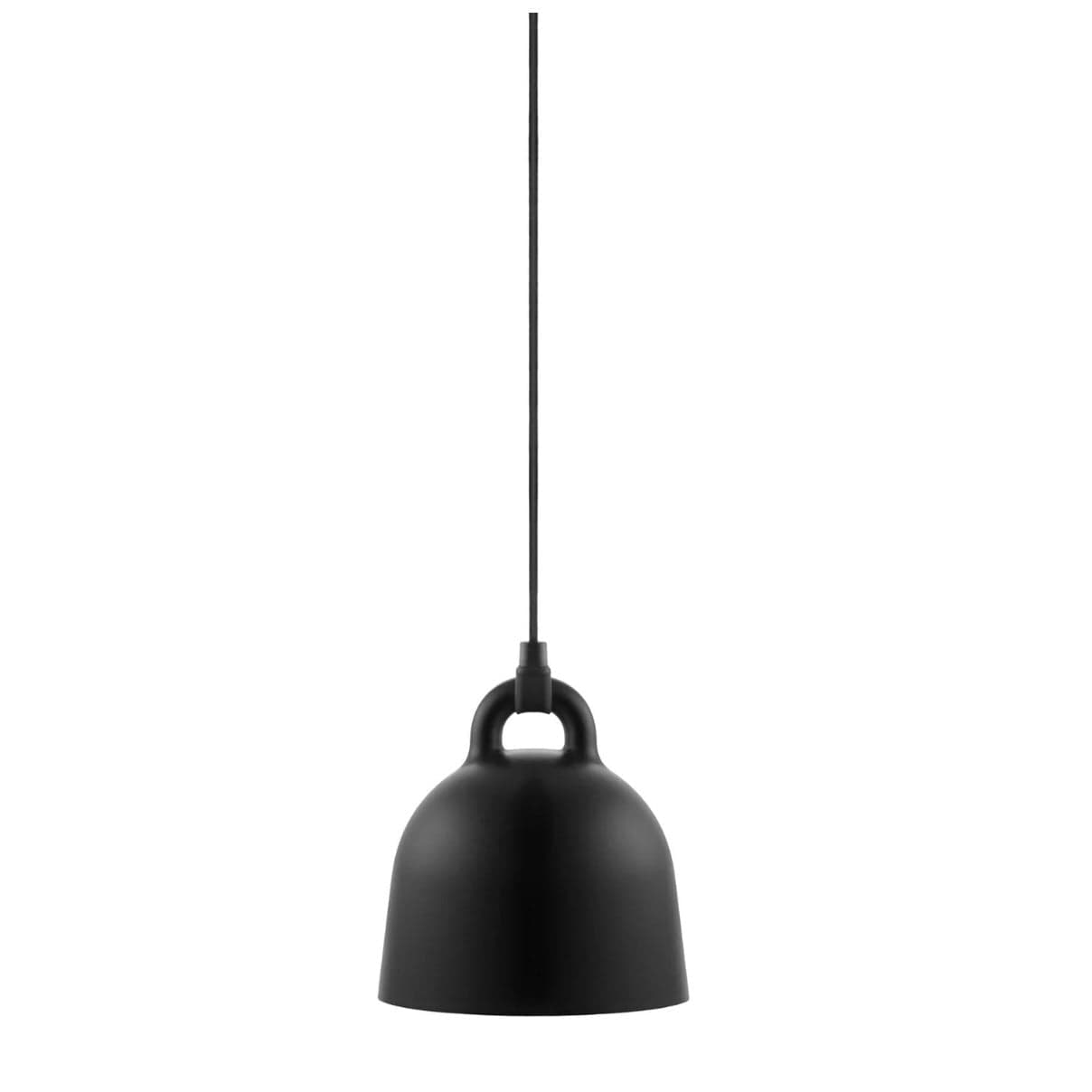 Normann Copenhagen Bell Pendant Light X-Small in black matte metal