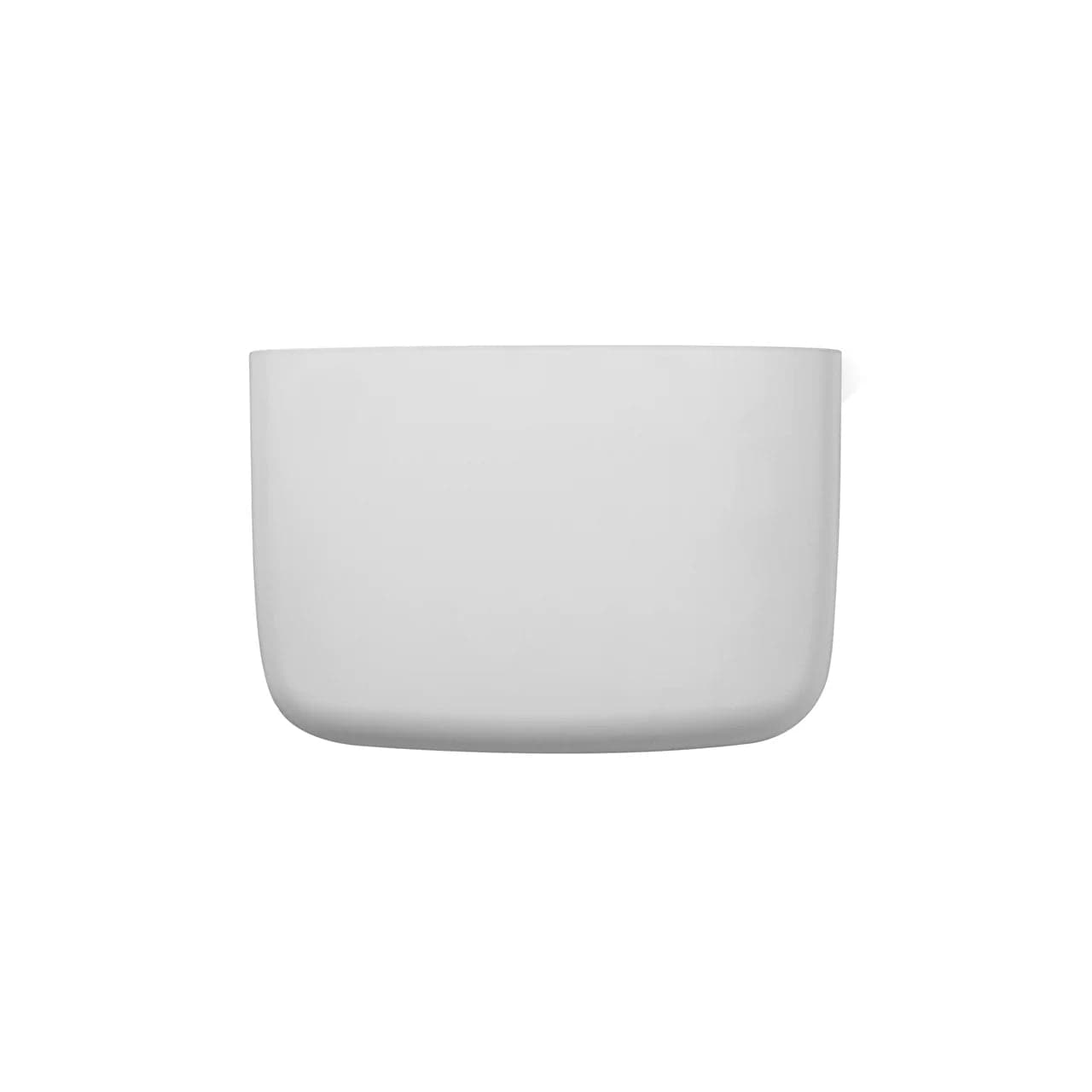 Normann Copenhagen Pocket Organizer in light grey matte polypropylene plastic, wall-mounted storage