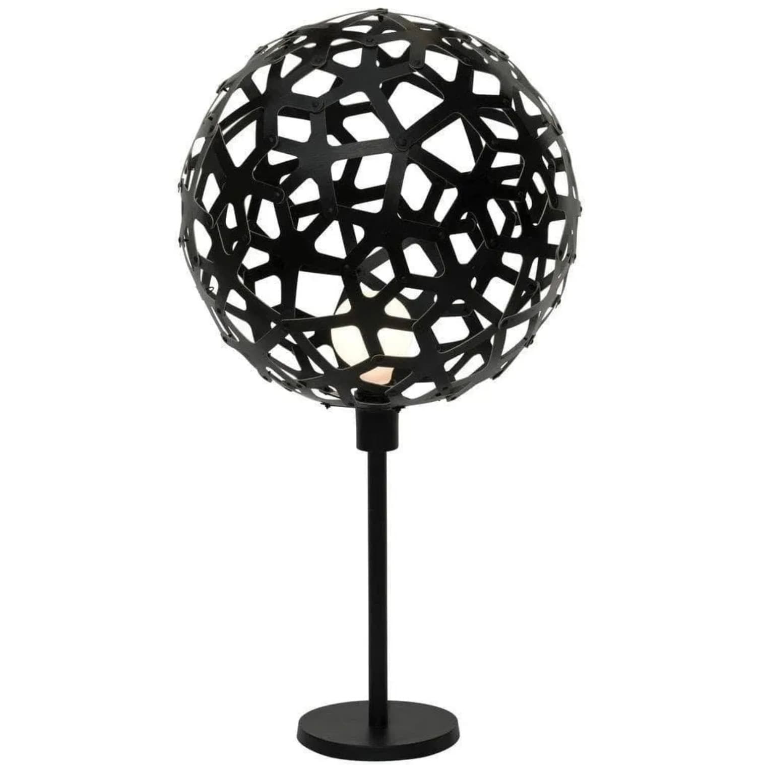 David Trubridge Coral Table Lamp in Black
