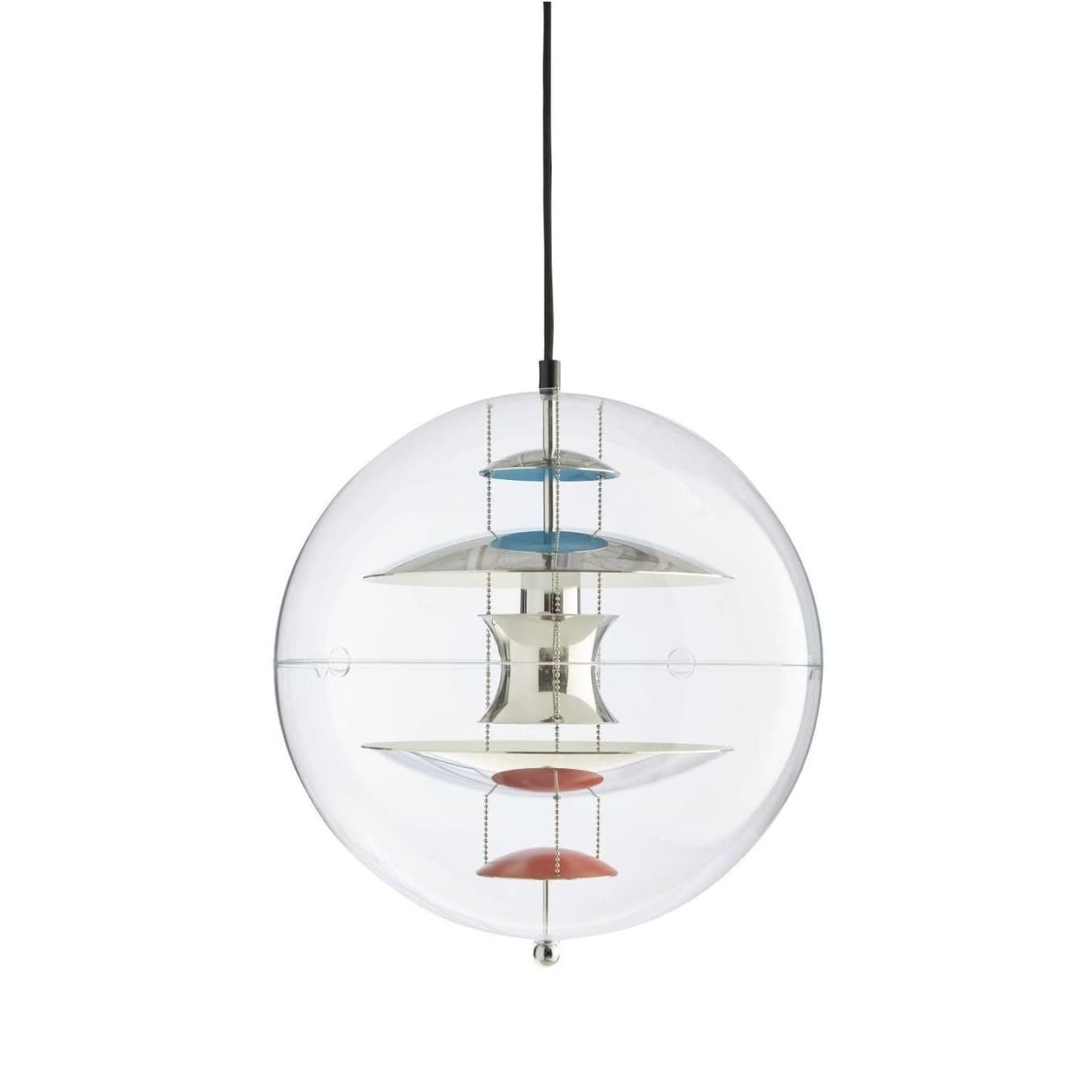 Verpan | VP Globe Pendant, Large, Polished Aluminium