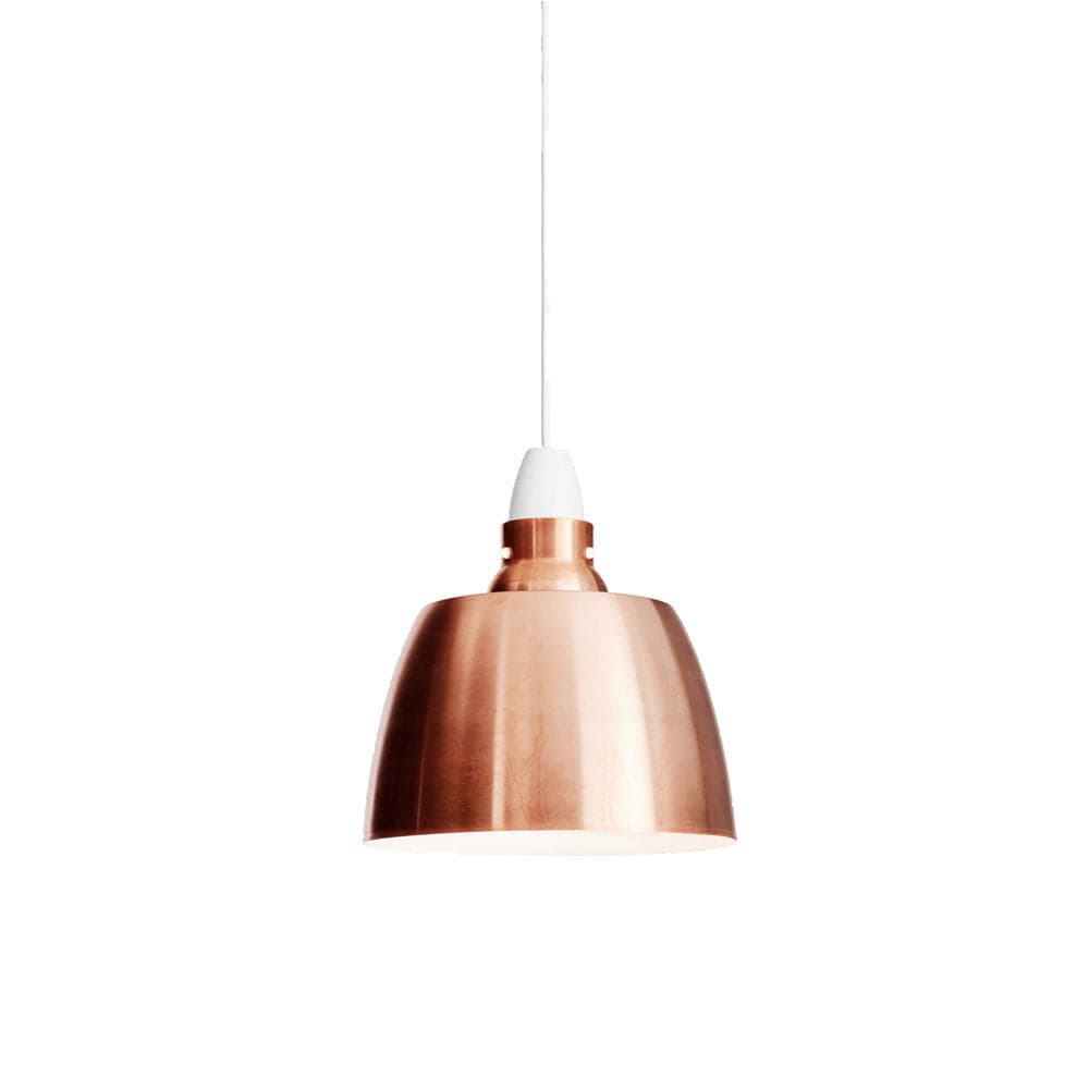 New Works Hang On Honey Round Pendant in Copper, 240mm diameter