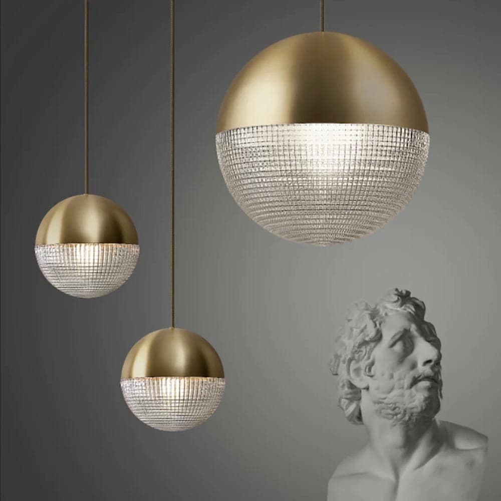 Tom Dixon | Lens Flair Pendant Light in Brushed Brass
