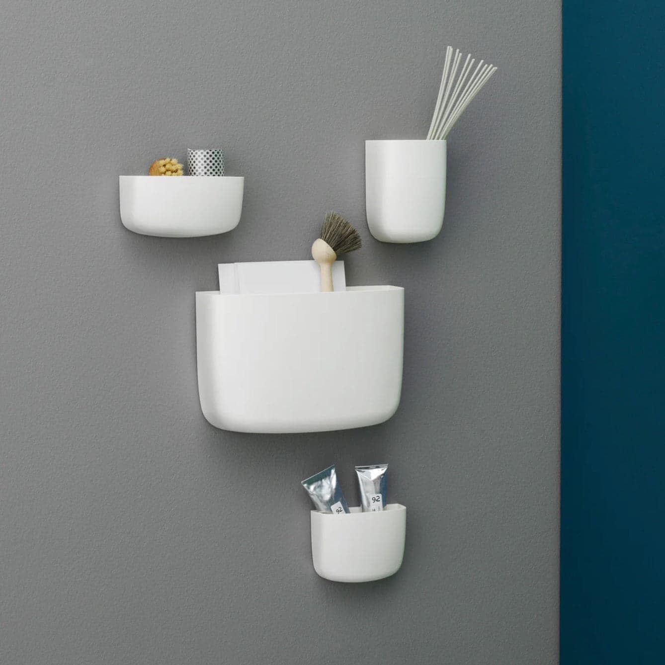 Normann Copenhagen | Pocket Organizer Style 4 in White - alternate view