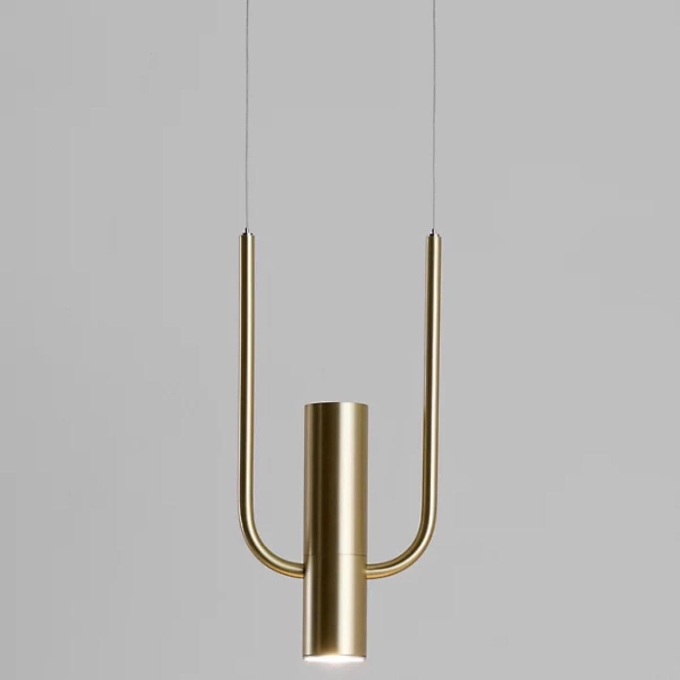CVL | Storm Pendant Light in Satin Brass - alternate view