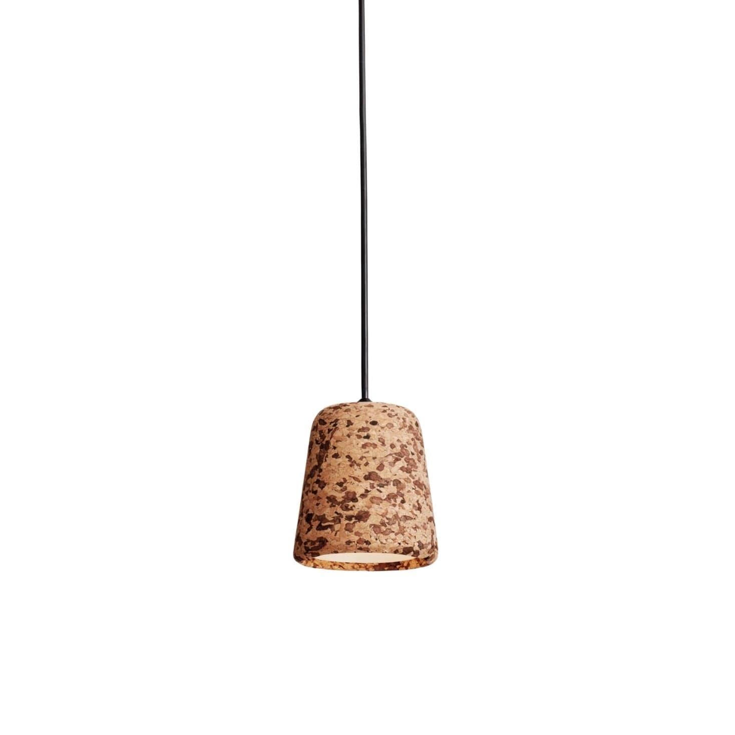 New Works Material Pendant Light in Mixed Cork