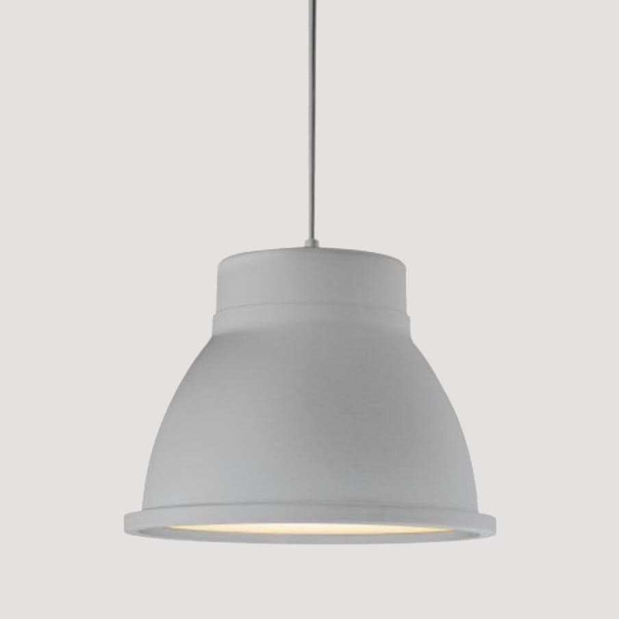 Muuto Studio Pendant Lamp in grey powder-lacquered aluminium with glass diffuser