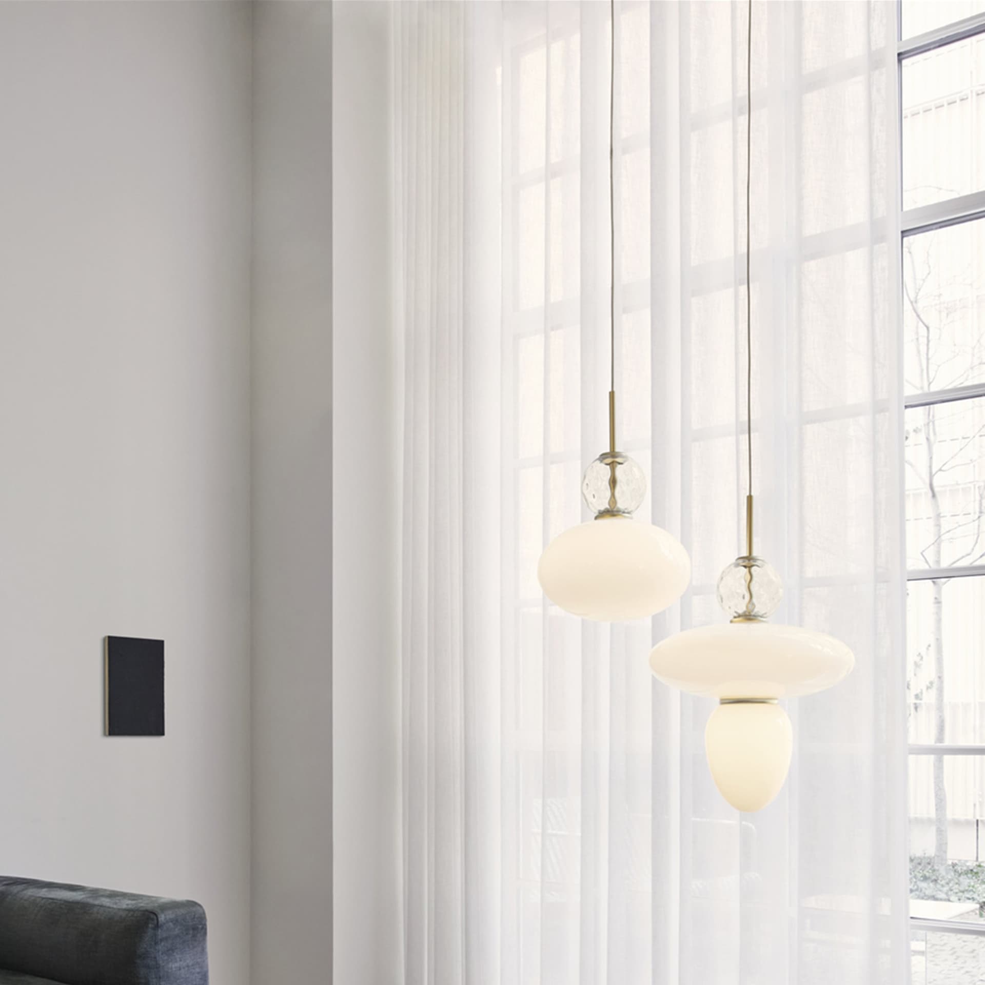 Nuura | Rizzatto 43 Pendant Light Satin Brass + Gold - alternate view