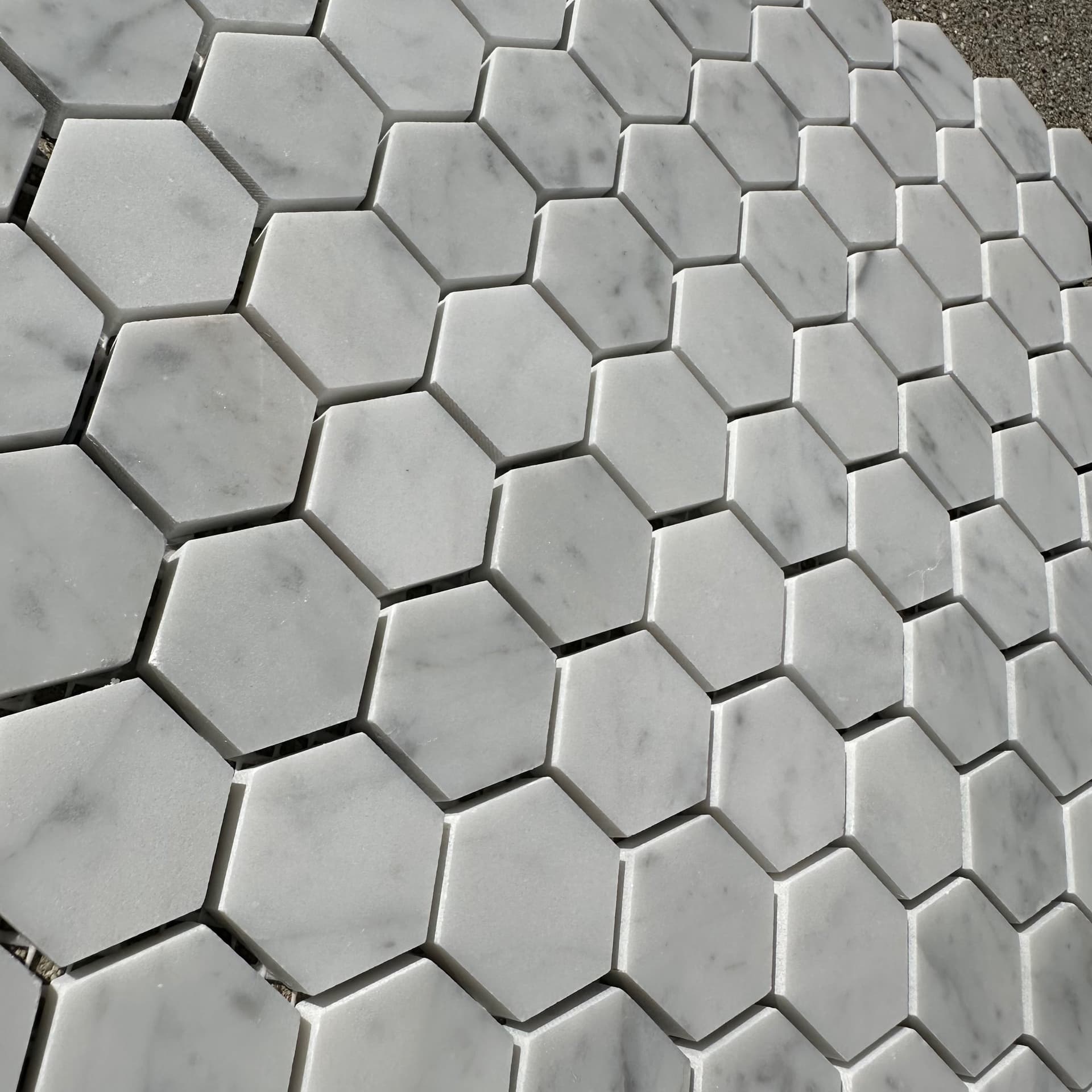Walker Zanger Tile | Tribeca Classic White Hex 1-1/4" - alternate view