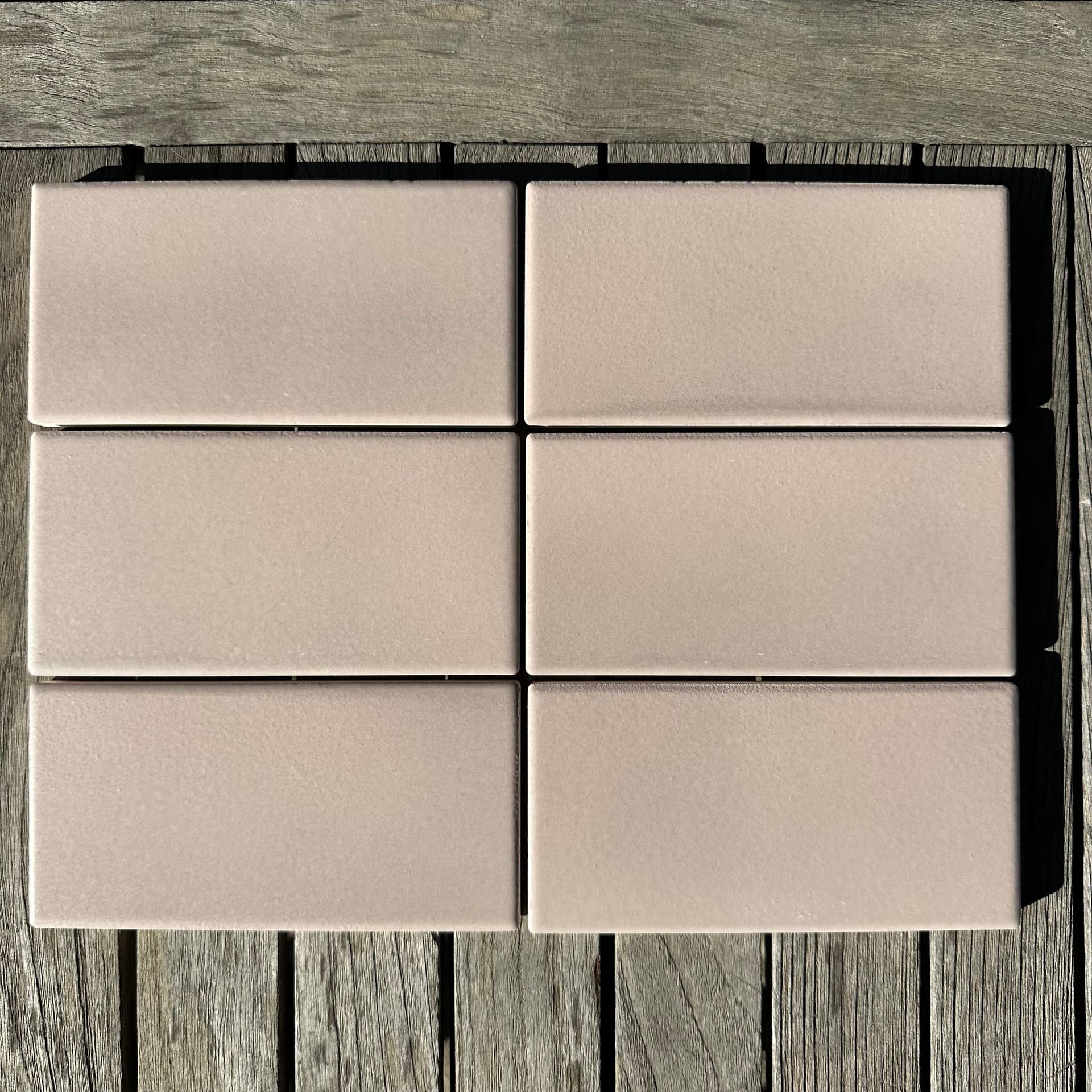 Country Floors Blossom Lavato Field Ceramic Tile 3x6 inches