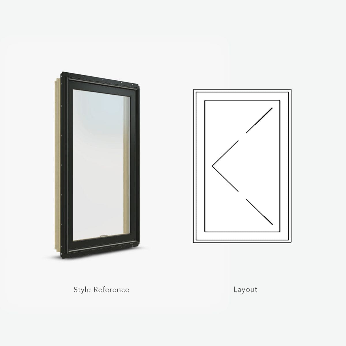 Jeld-Wen | 26 X 42 Casement Window Left Hinge, Siteline Clad Pine, Chsnt Bronze