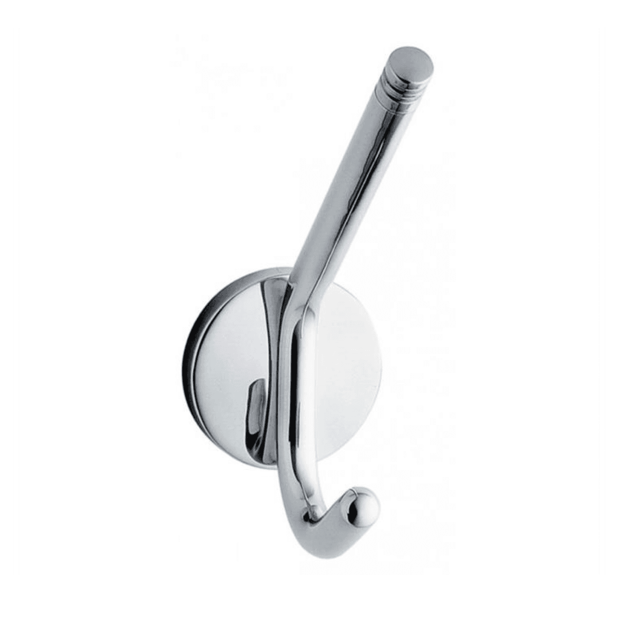 Smedbo Studio 2-1/4" wall mount robe hook in polished chrome
