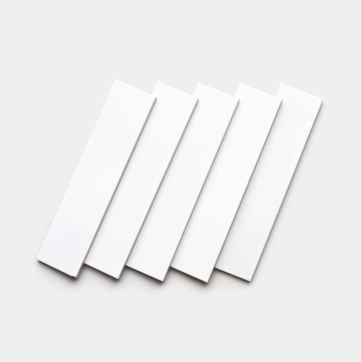 Zia Tile Alpha White 2x8 Subway Cement - alternate view
