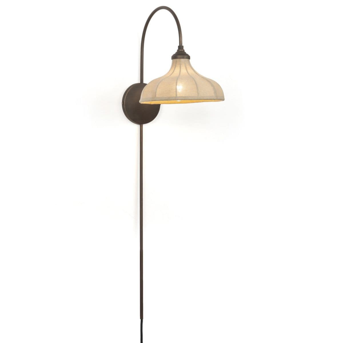 Four Hands | Winslet Wall Sconce — Oil Rubbed Bronze with Tan Linen
