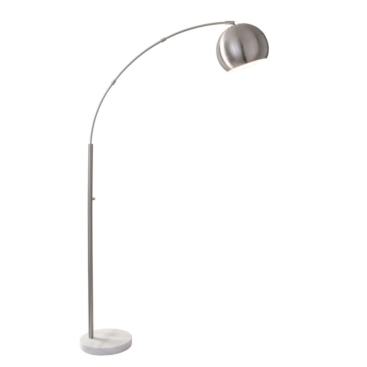 Adesso | Astoria Floor Lamp — Brushed Steel