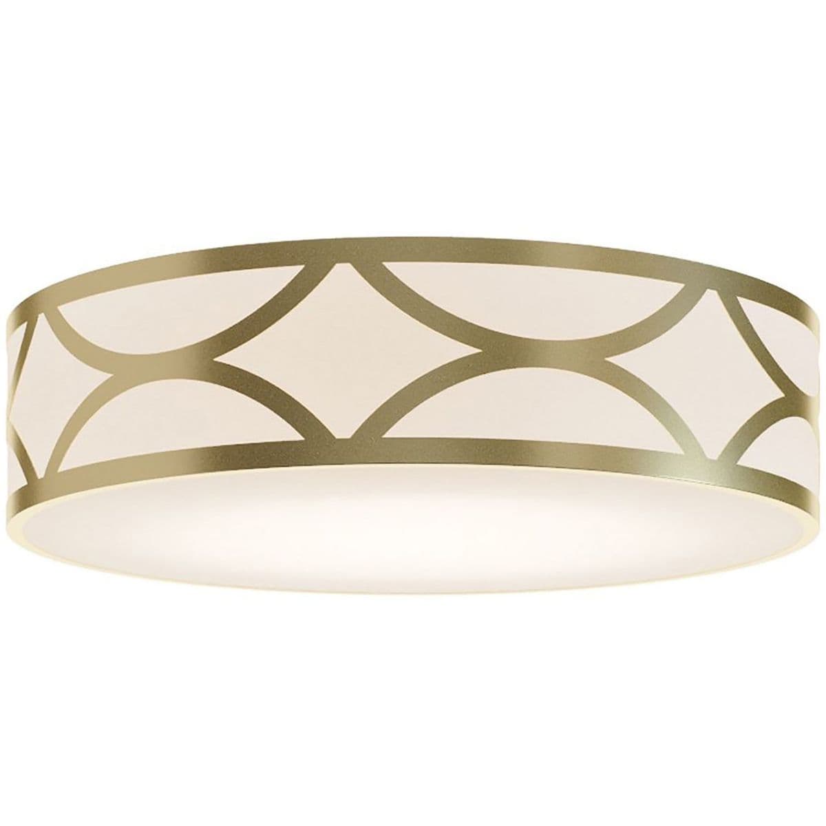 AFX Lighting | Lake Flushmount — Gold, Large, Replaceable Bulb