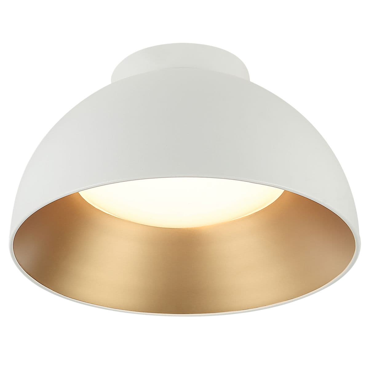 Alder & Ore | Remo LED Flushmount — Matte White, Medium