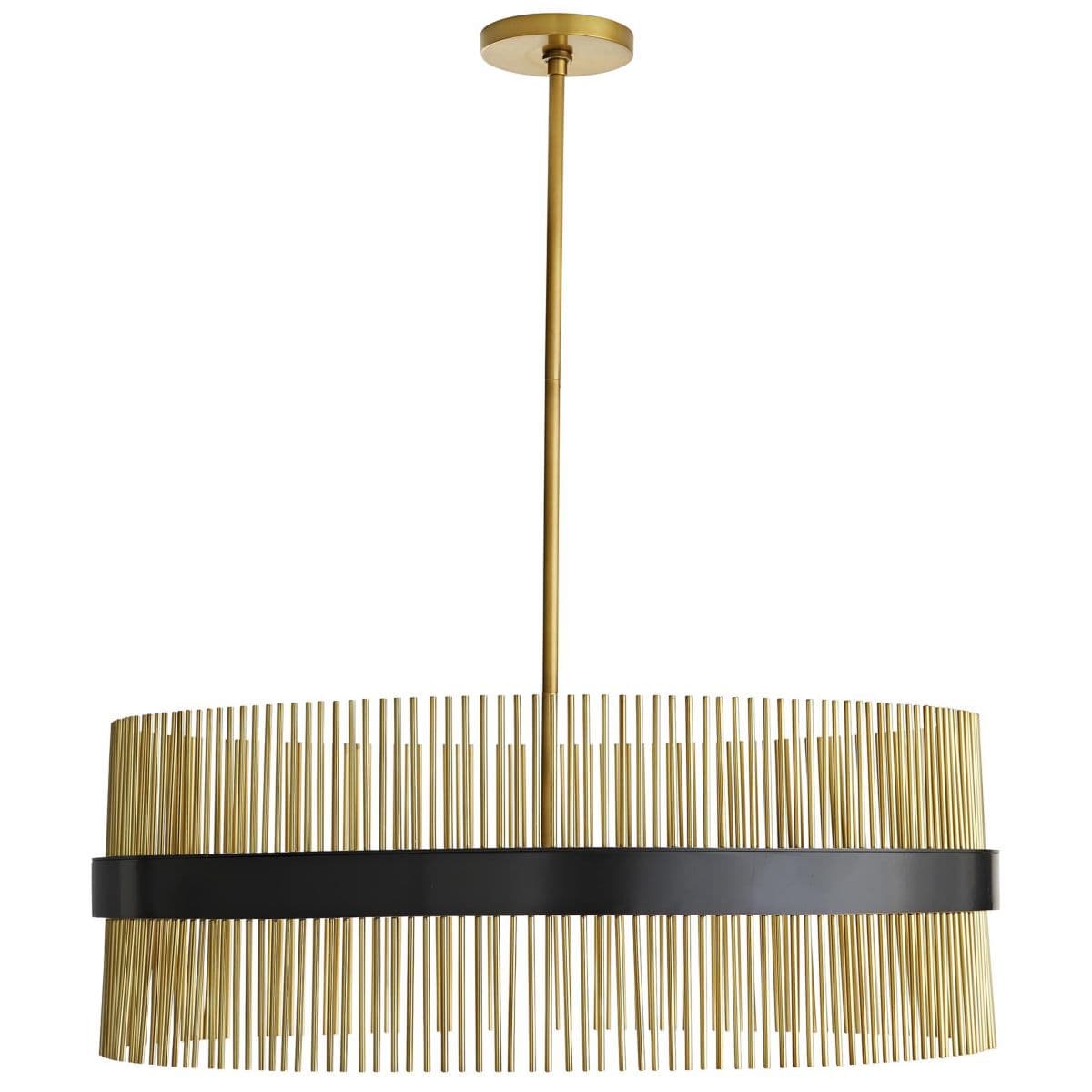 Arteriors | Hozier Drum Pendant — Antique Brass