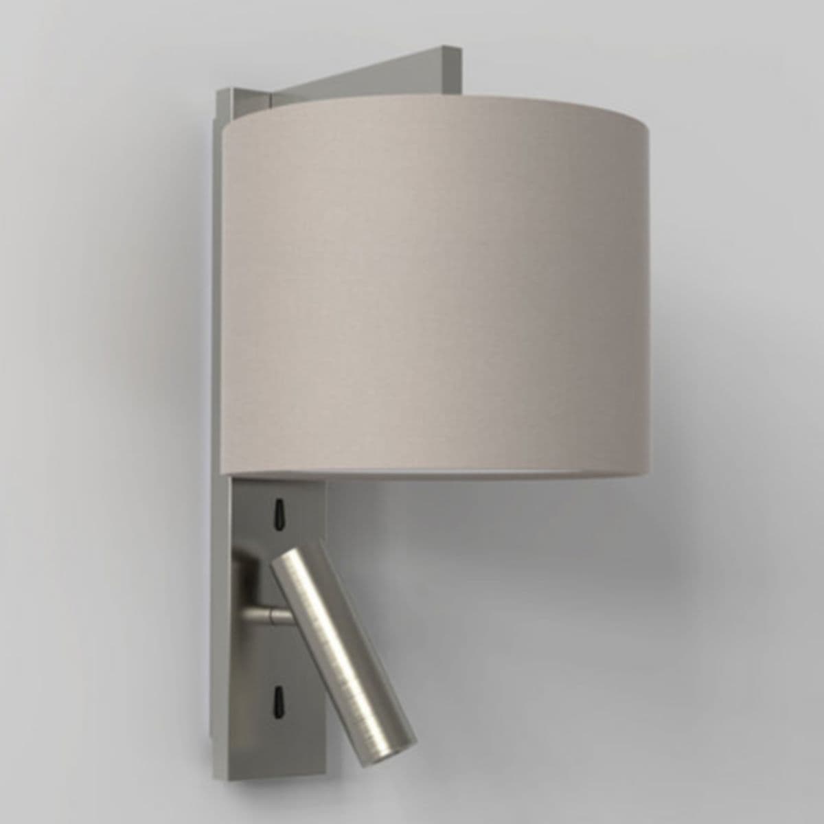Astro Lighting | Ravello Reader Wall Sconce — Matte Nickel, Putty