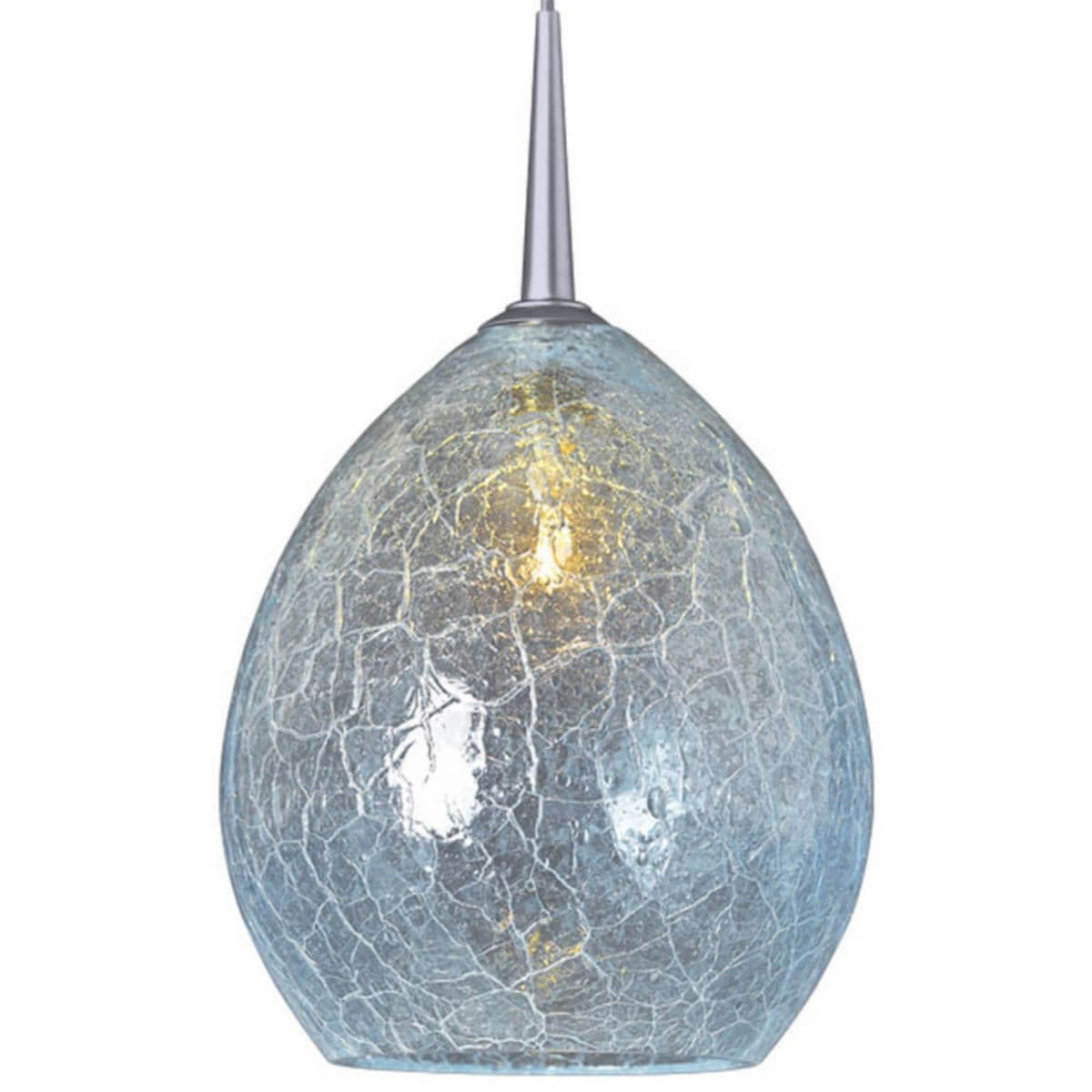 Bruck Lighting | Vibe Low-Voltage Mini Pendant — Glacier, Matte Chrome, LED