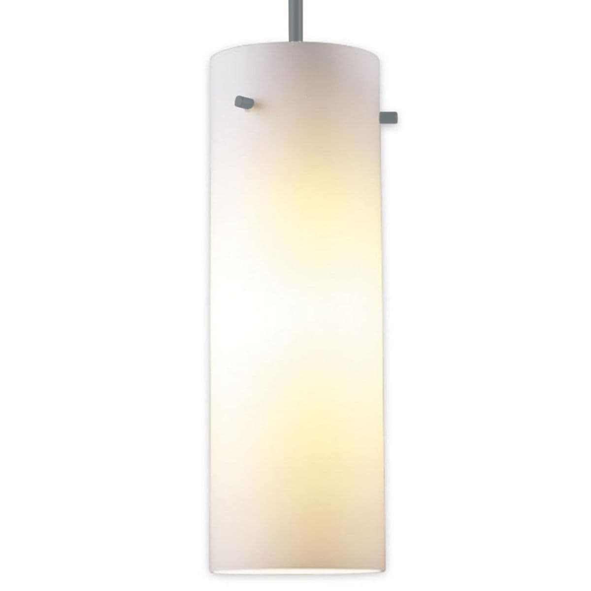 Bruck Lighting | Titan 1 Line Voltage LED Pendant Light — White, Matte Chrome, 4-Inch Canopy