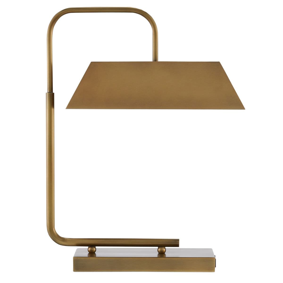 Currey & Company | Hoxton Table Lamp — Light Antique Brass
