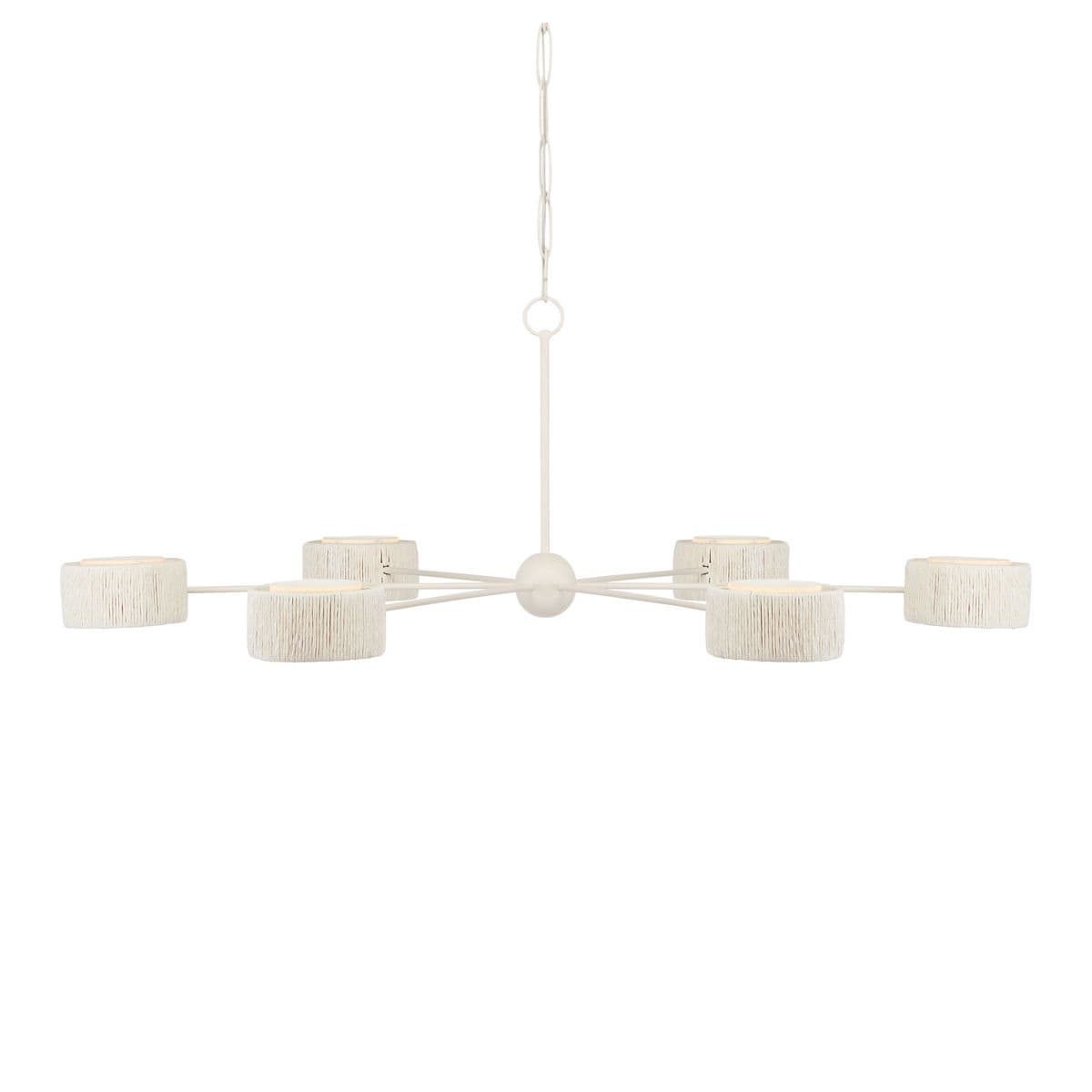 Currey & Company | Monreale LED Chandelier — White