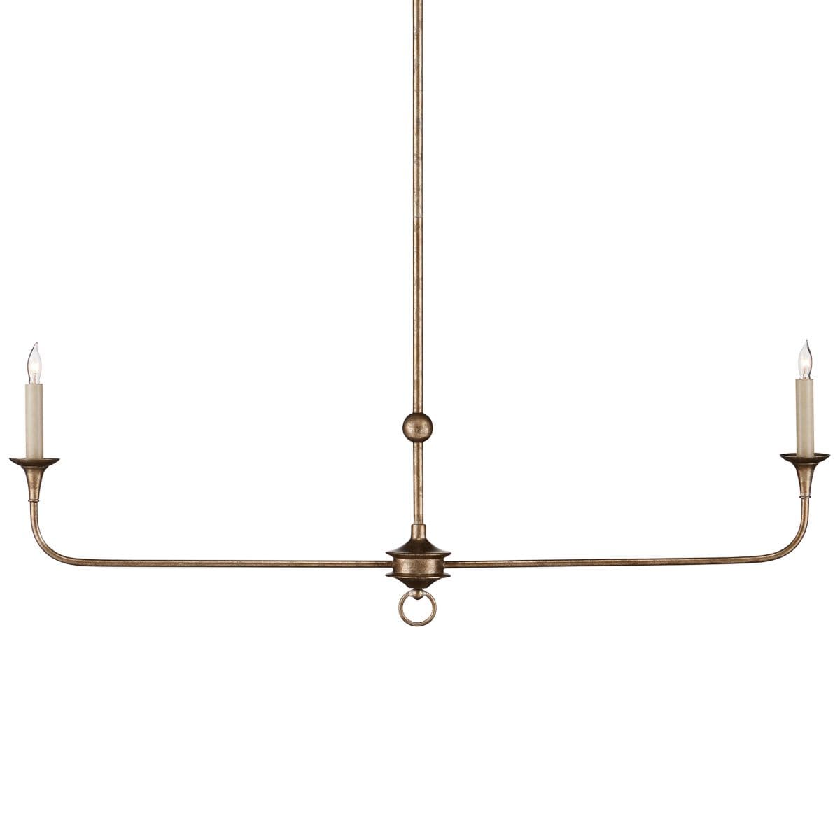 Currey & Company | Nottaway Linear Suspension — Pyrite Bronze