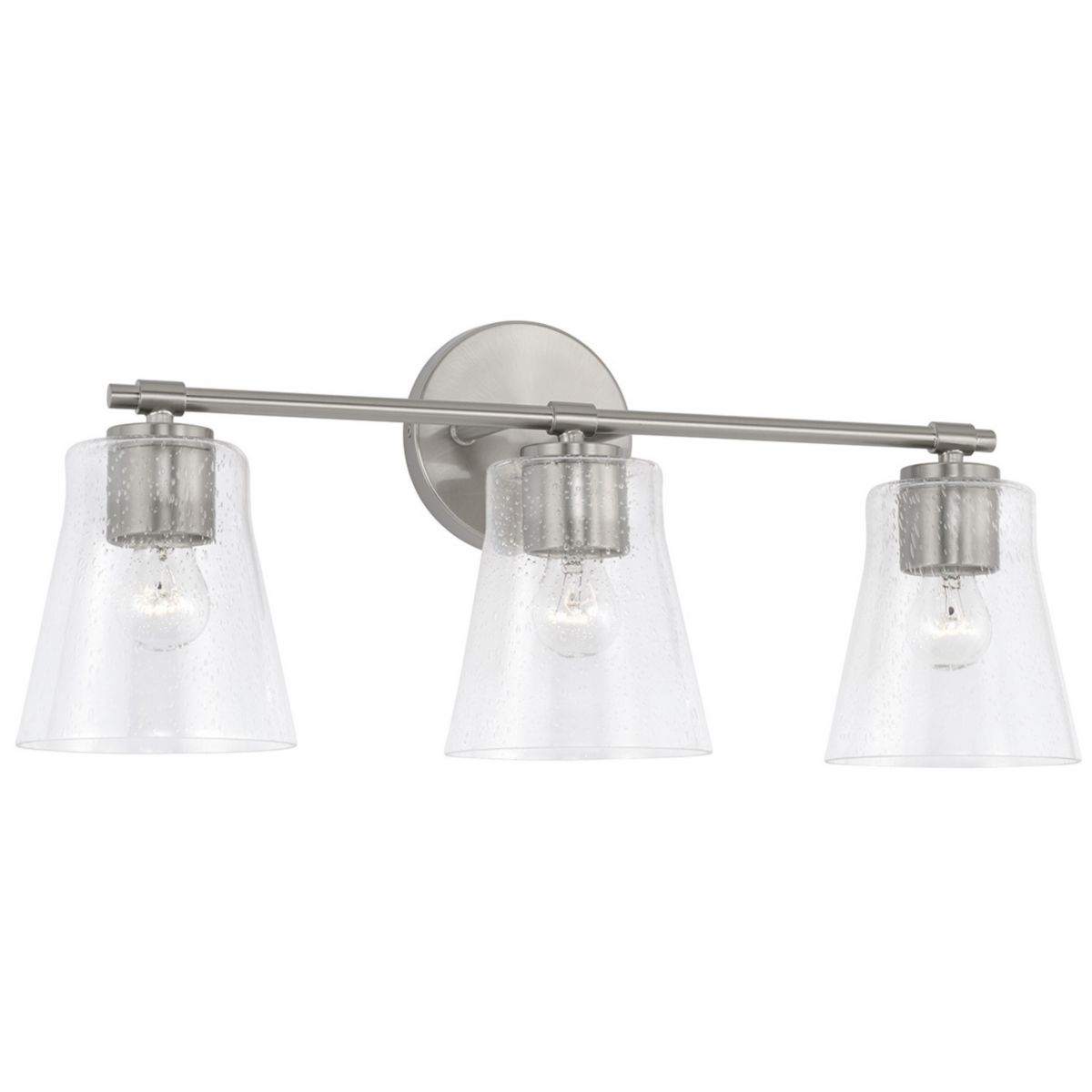 Capital Lighting | Baker Vanity Light — Brushed Nickel, 3