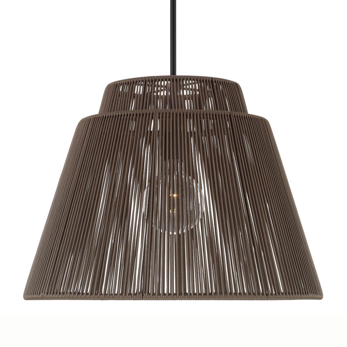 Capital Lighting | Jasper Outdoor Pendant — Umber with Black