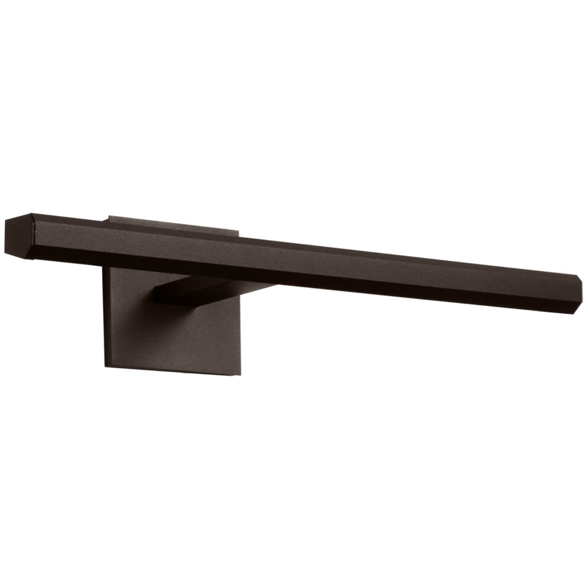 Cerno | Cerno Low Profile LED Hardwire Picture Art Light — Oil Rubbed Bronze, 24 inch, Hardwired, Square Canopy Mount, Triac/ELV/0-10V Dimmable, 120 Volt