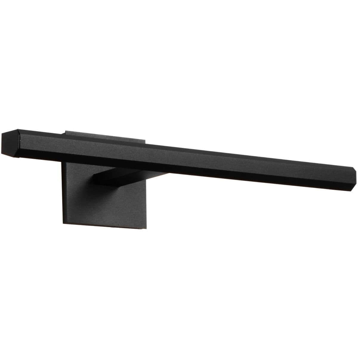 Cerno | Cerno Low Profile LED Hardwire Picture Art Light — Black, 48 inch, Hardwired, Square Canopy Mount, Triac/ELV/0-10V Dimmable, 120 Volt