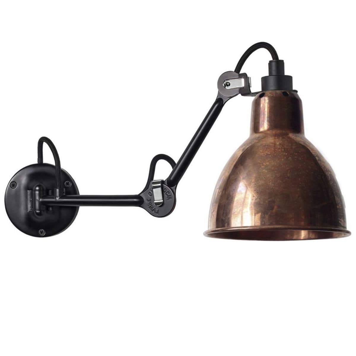 DCW editions | Lampe Gras N204 Wall Sconce — Raw Copper