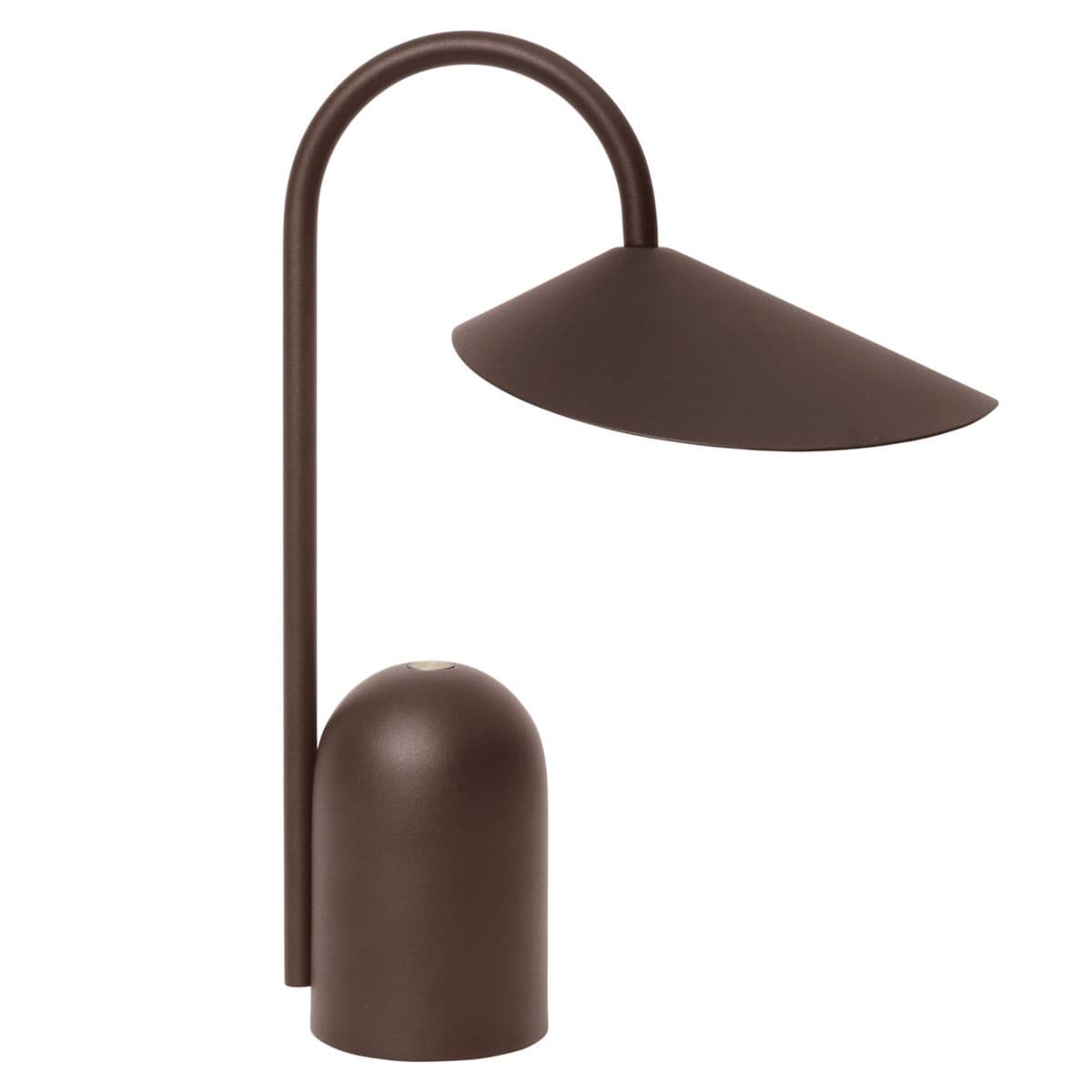ferm LIVING | Arum Rechargeable LED Table Lamp — Dark Chocolate
