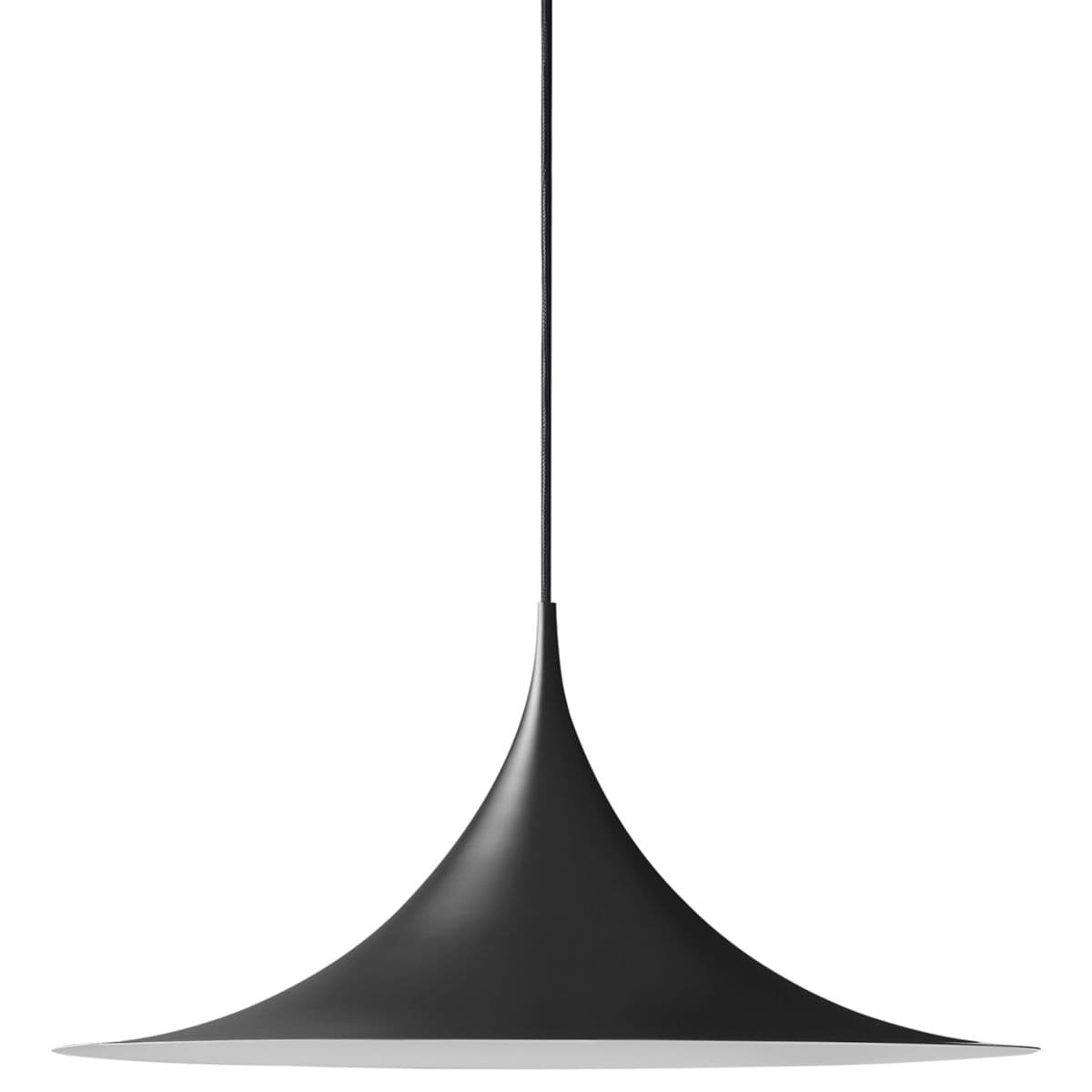 GUBI | Semi Pendant — Matte Black, Large