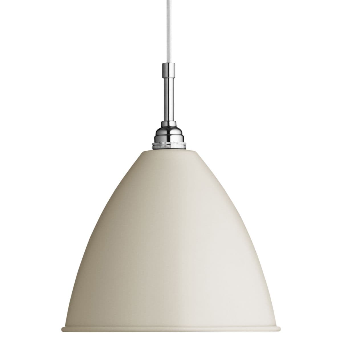 GUBI | Bestlite BL9 Pendant — Chrome with Off-White, Medium