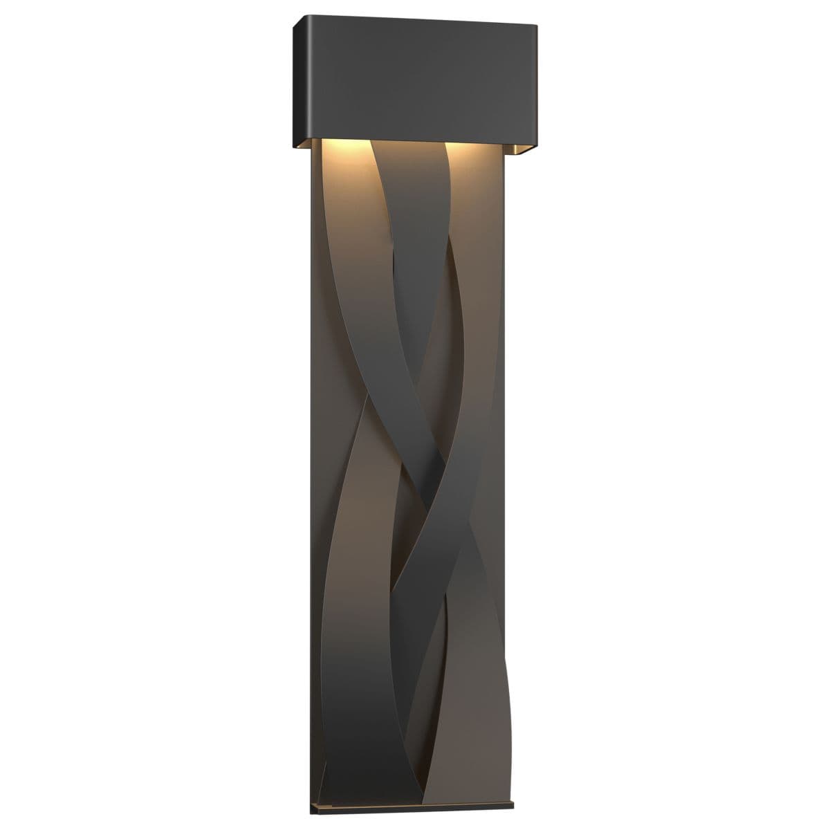 Hubbardton Forge | Tress Coastal Outdoor LED Wall Sconce — Coastal Black, Large