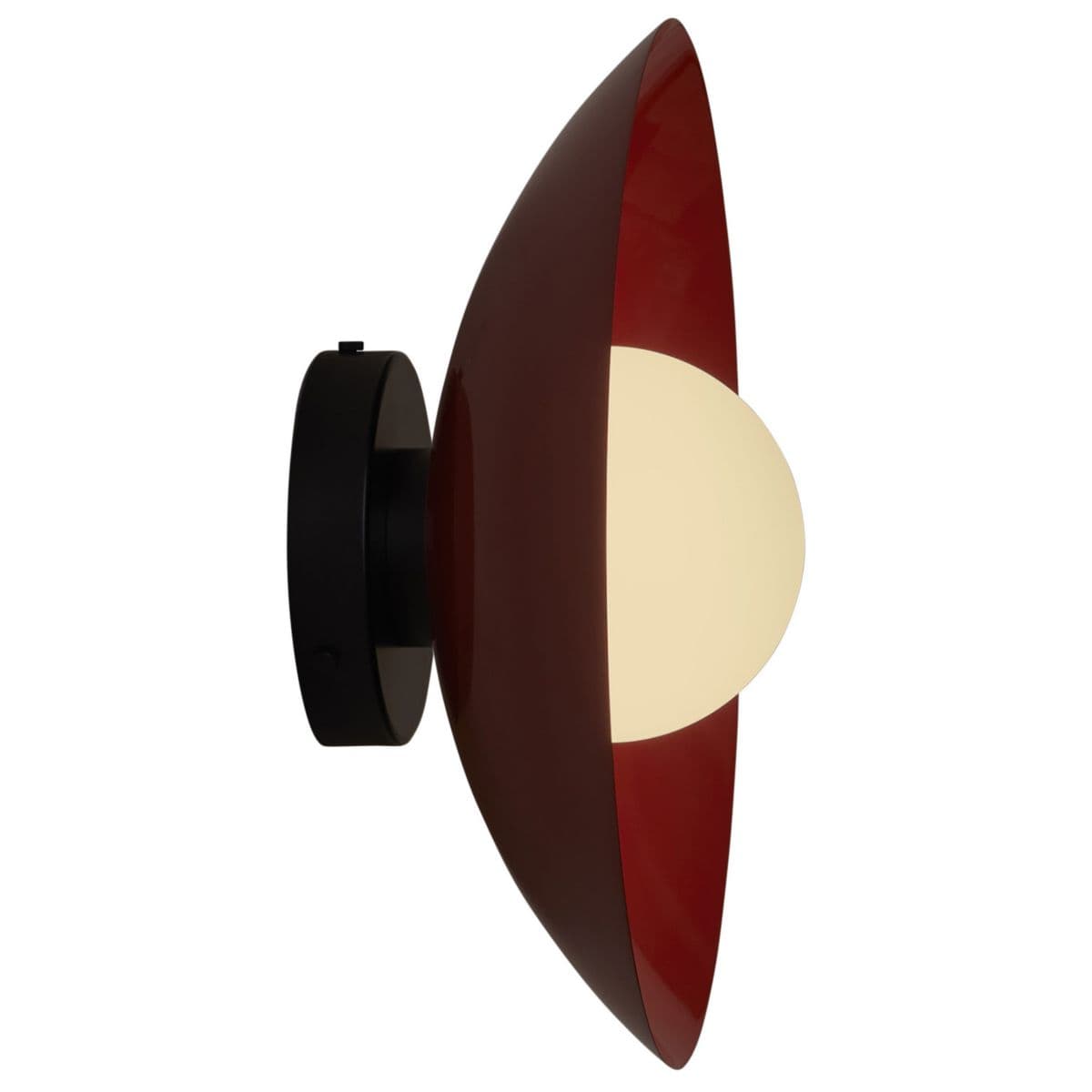 In Common With | Arundel Orb Wall / Flushmount — Oxide Red, Black