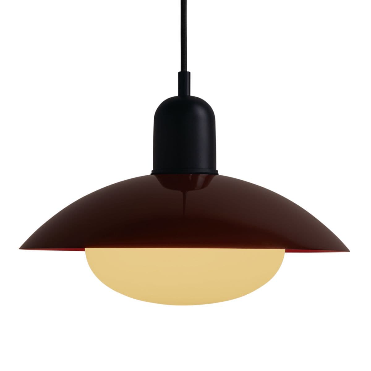 In Common With | Arundel Mushroom Outdoor Pendant — Oxide Red, Black