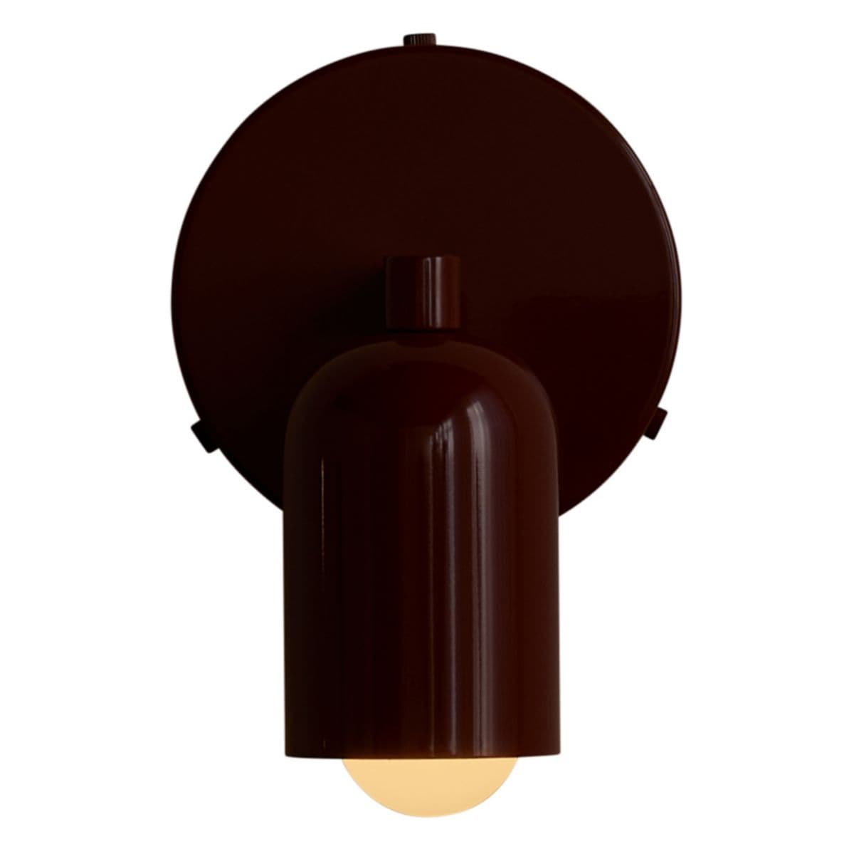 In Common With | Fixed Down Wall Sconce — Oxide Red, Hardwire