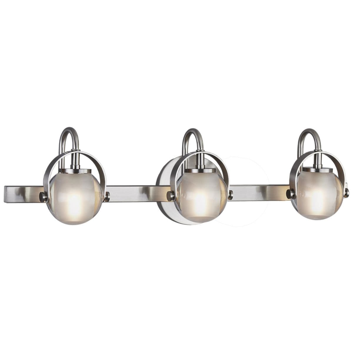 Justice Design Group | Kimmie Bath Bar — Brushed Nickel, 3
