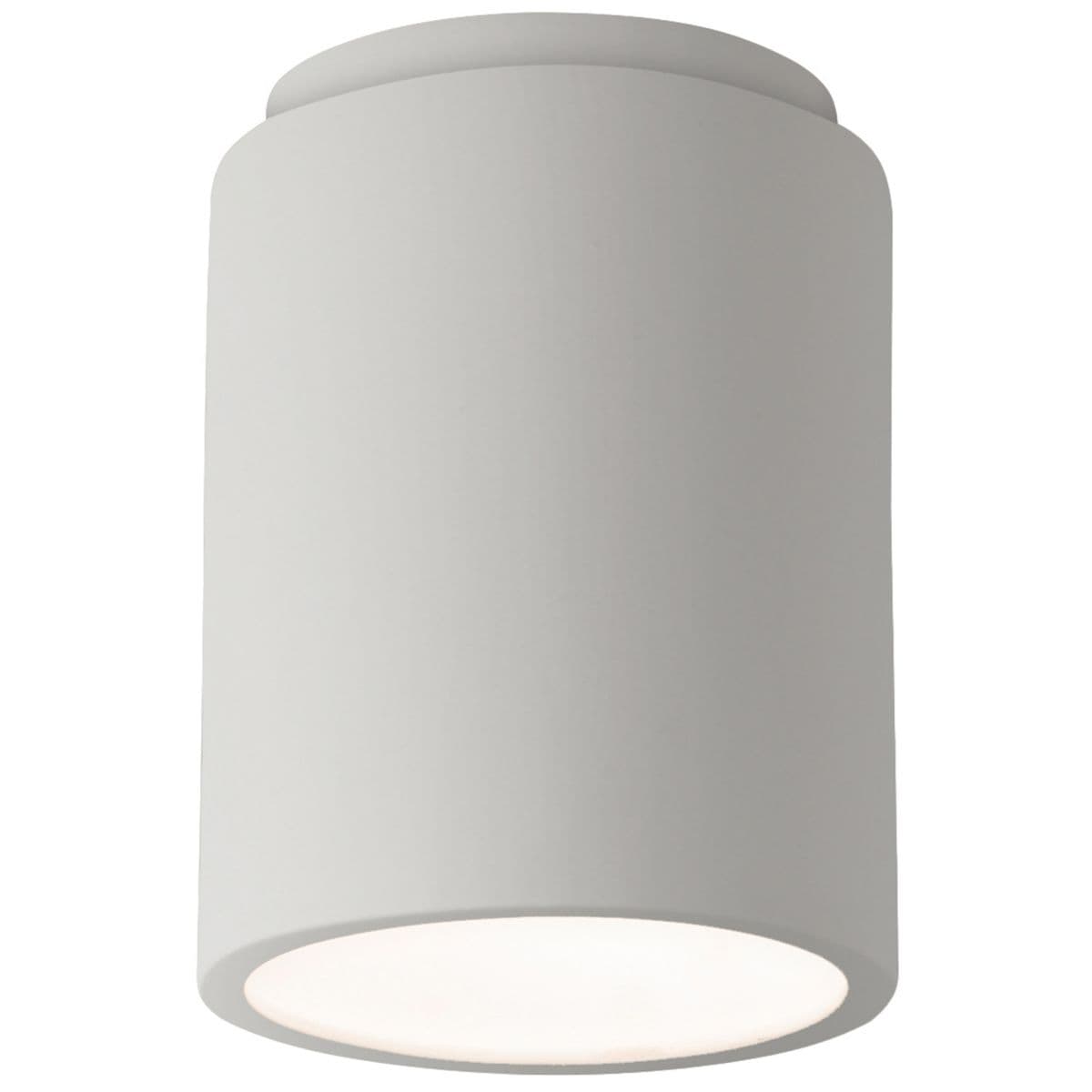 Justice Design Group | Radiance Outdoor Flushmount — Bisque, Standard, Integrated LED