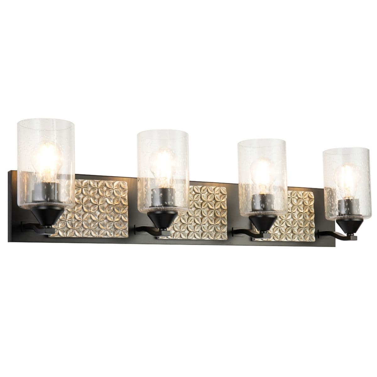 Lucas McKearn | Arcadia Vanity Light — Matte Black with Silver, 4