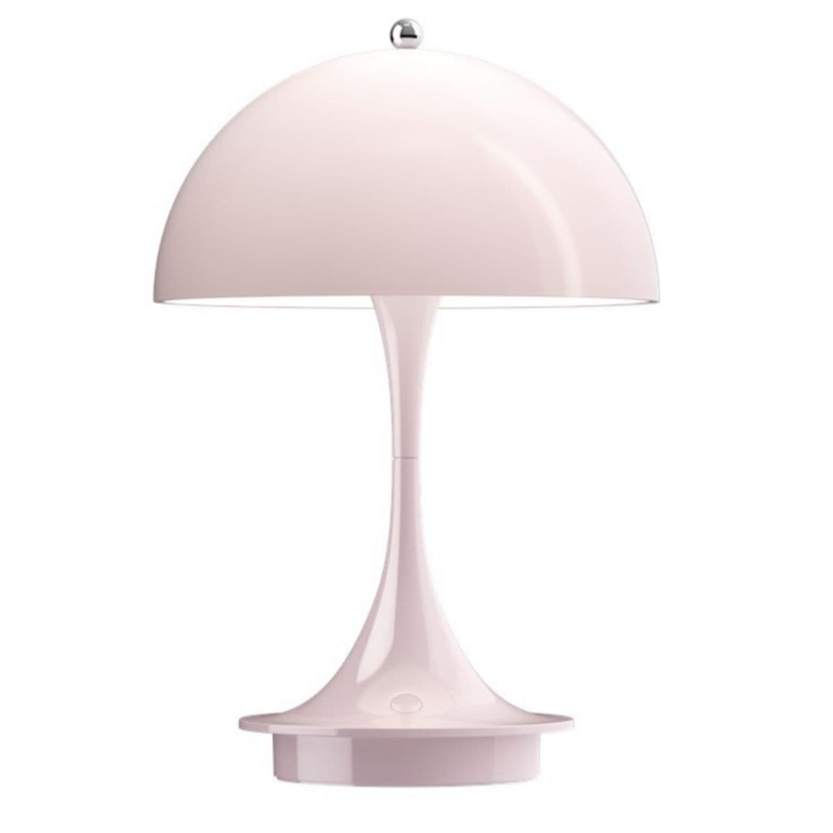 Louis Poulsen | Panthella Rechargeable LED Table Lamp — Pale Rose Opal, 6.3 in