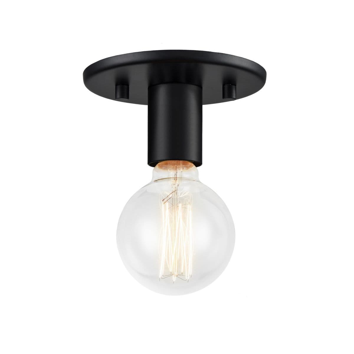 Huxe | Estefania Flushmount — Black, Medium