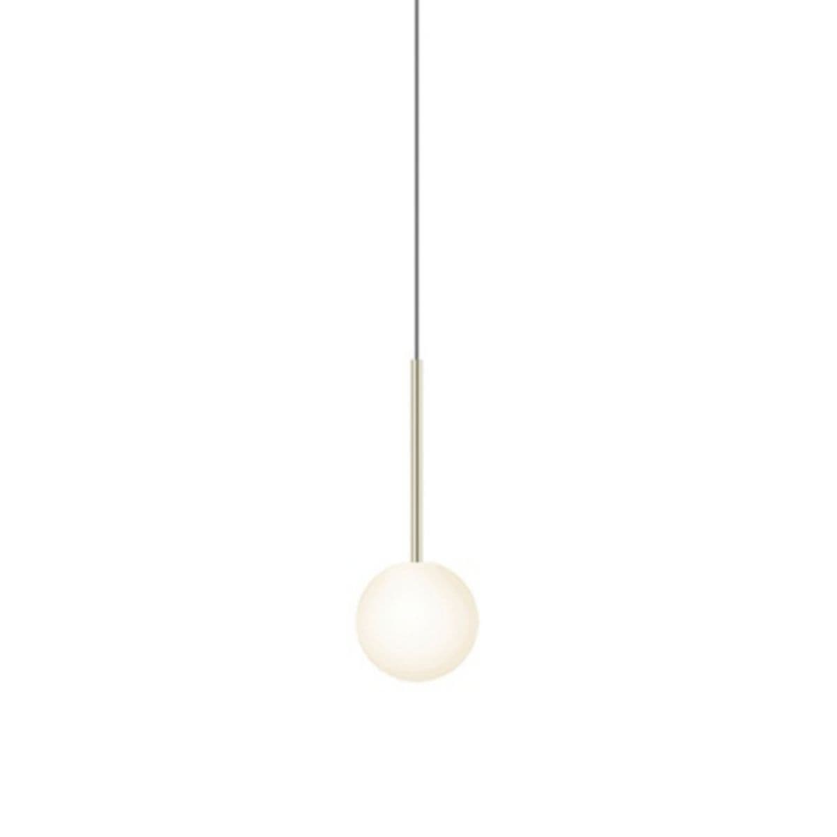 Pablo Designs | Bola Sphere LED Globe Pendant — Brass, 5 Inch
