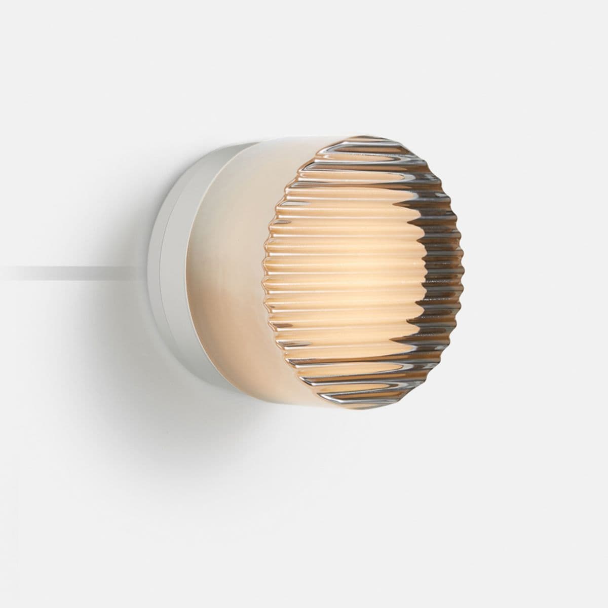 RBW | Crisp Corded LED Wall Sconce — Chrome, Natural Anodized, Back