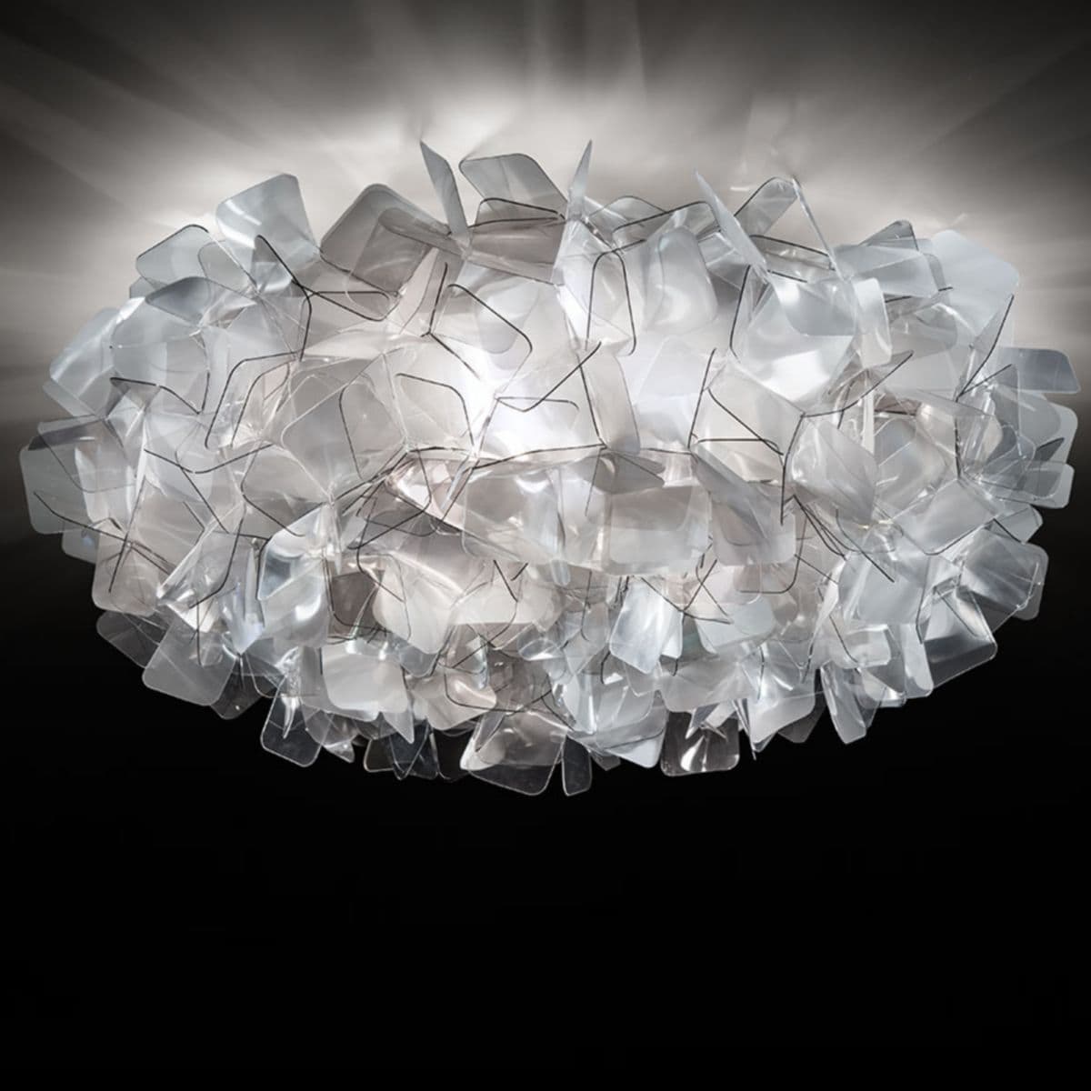 Slamp | Clizia Wall / Flushmount — Fume, Medium